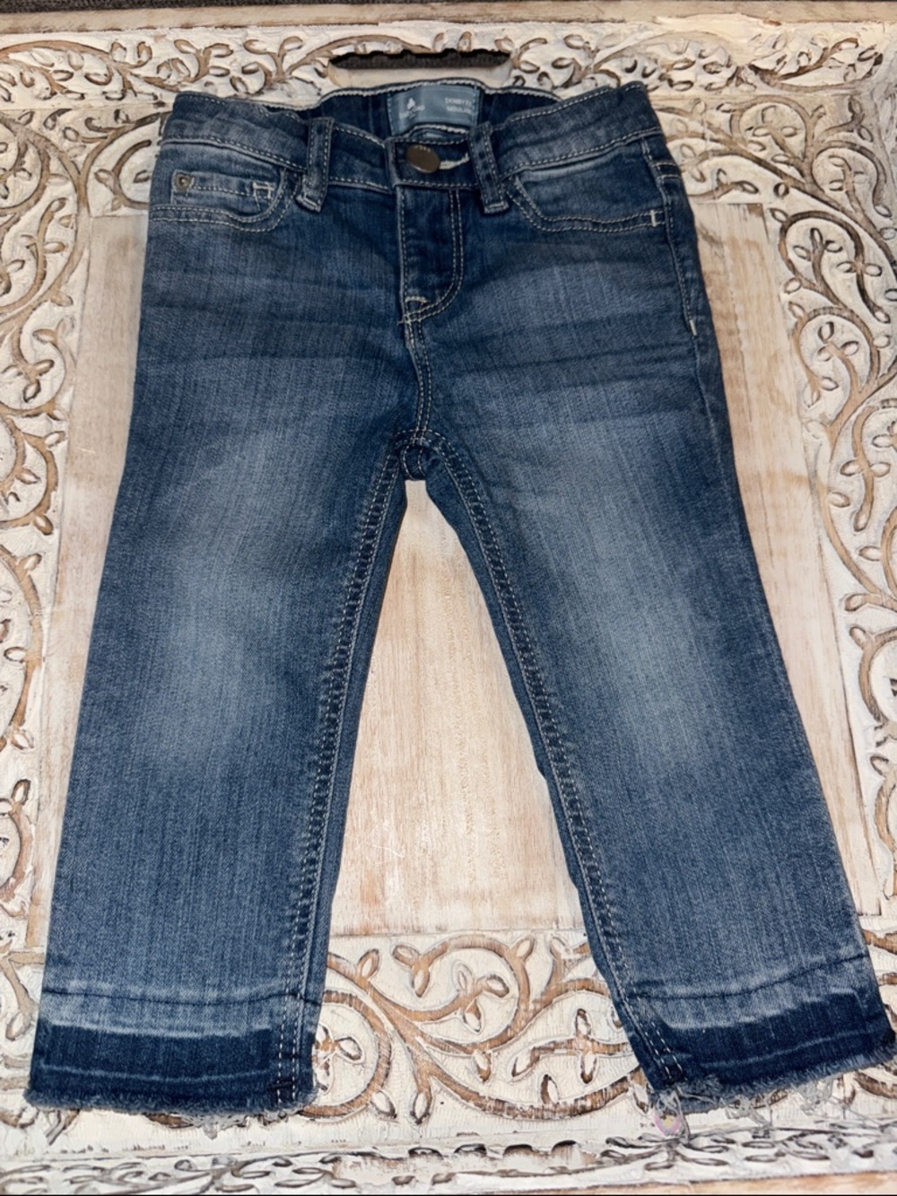 GAP Dark Blue Straight Leg Jeans